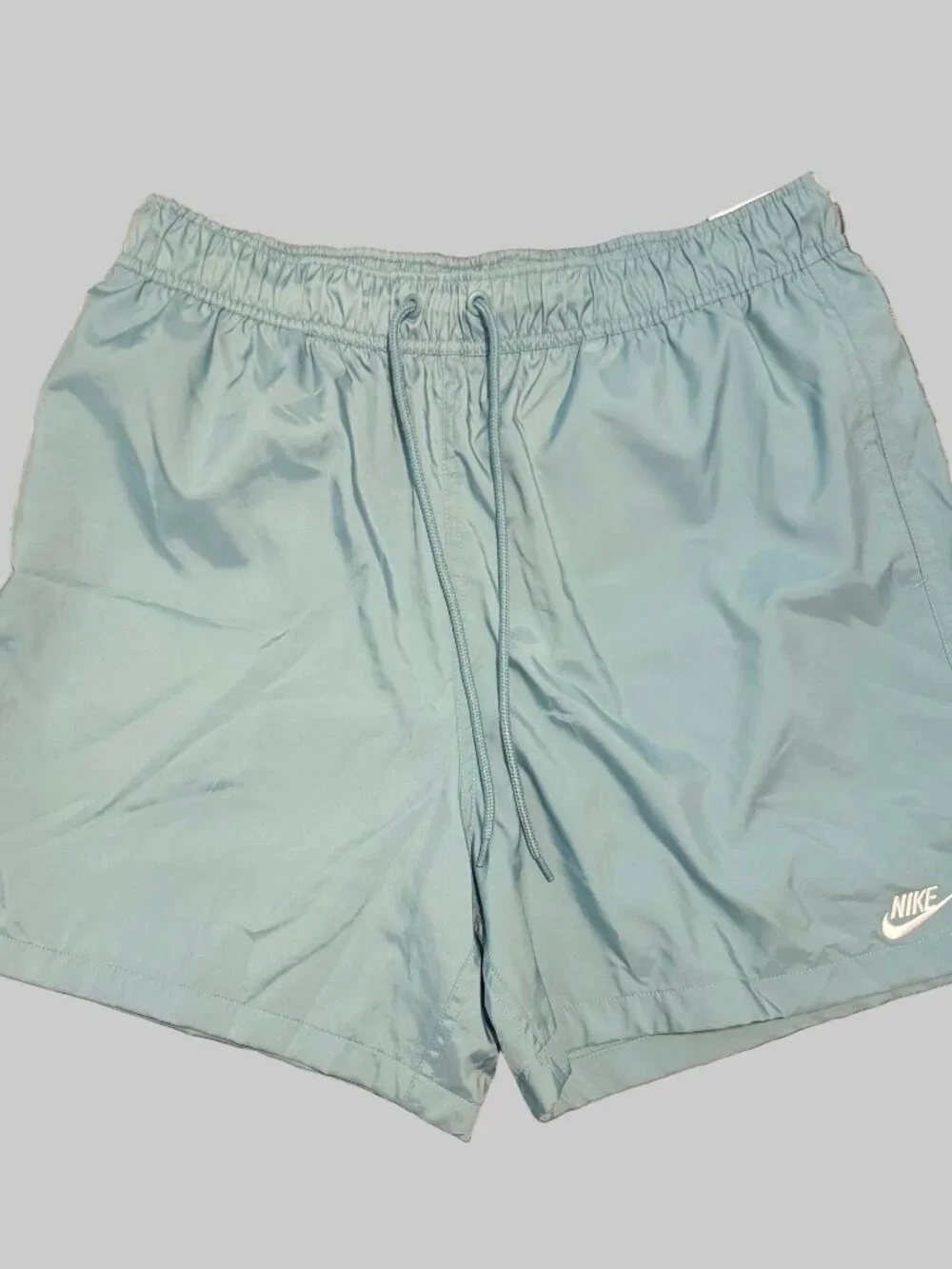 Nike Men’s Sportswear Club Woven Lined Flow Shorts Standard Fit Teal Blue M